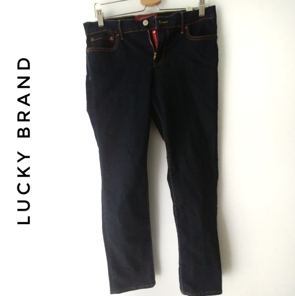Lucky Brand Denim - Lucky Brand Sweet & Straight Ankle Jeans Dark